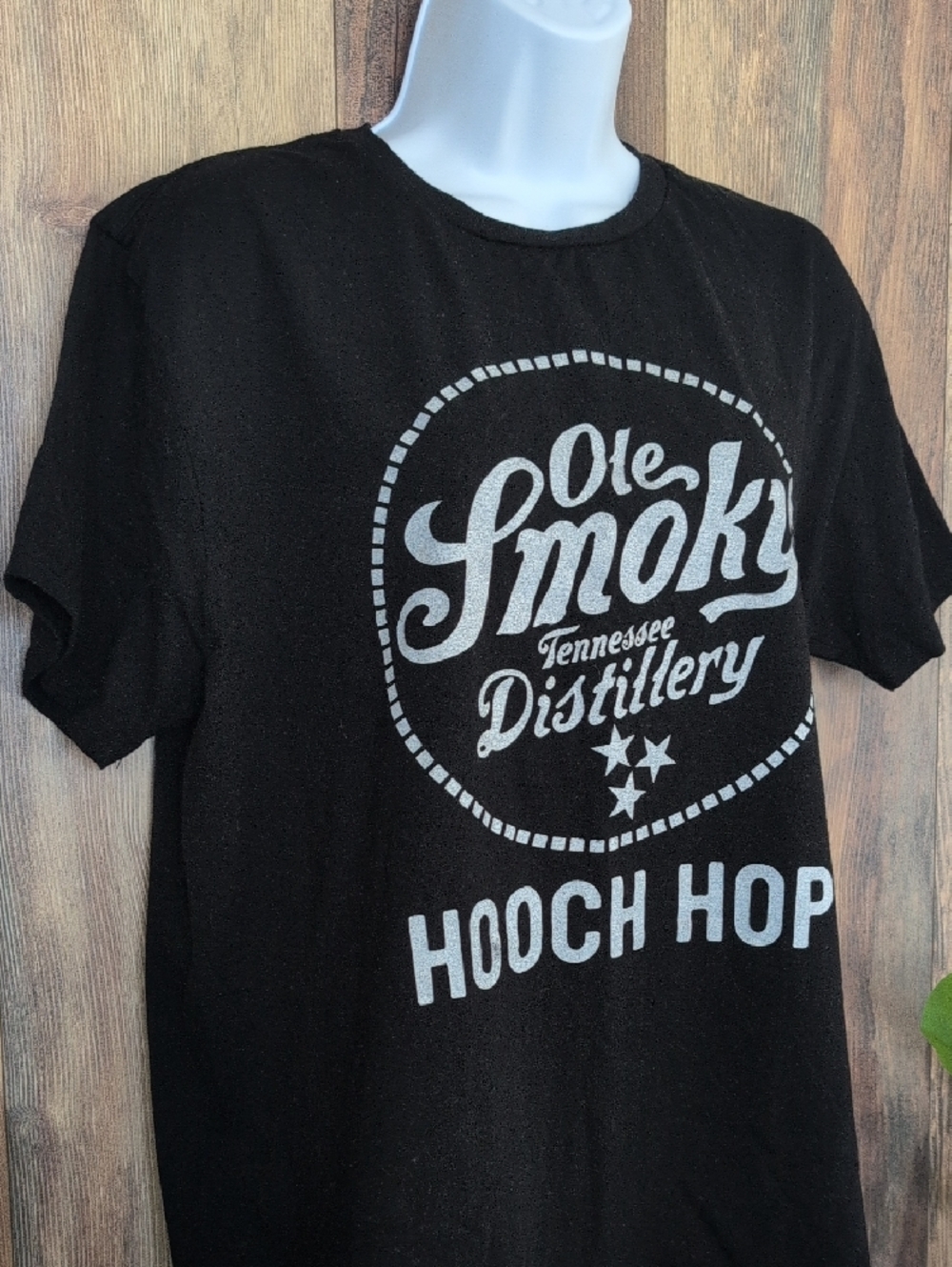 Ole Smoky Tennessee Distillery 'Hooch Hop' Black Short Sleeve Tee L         F244
